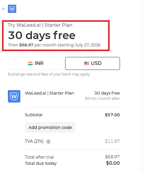 Walead discount deal